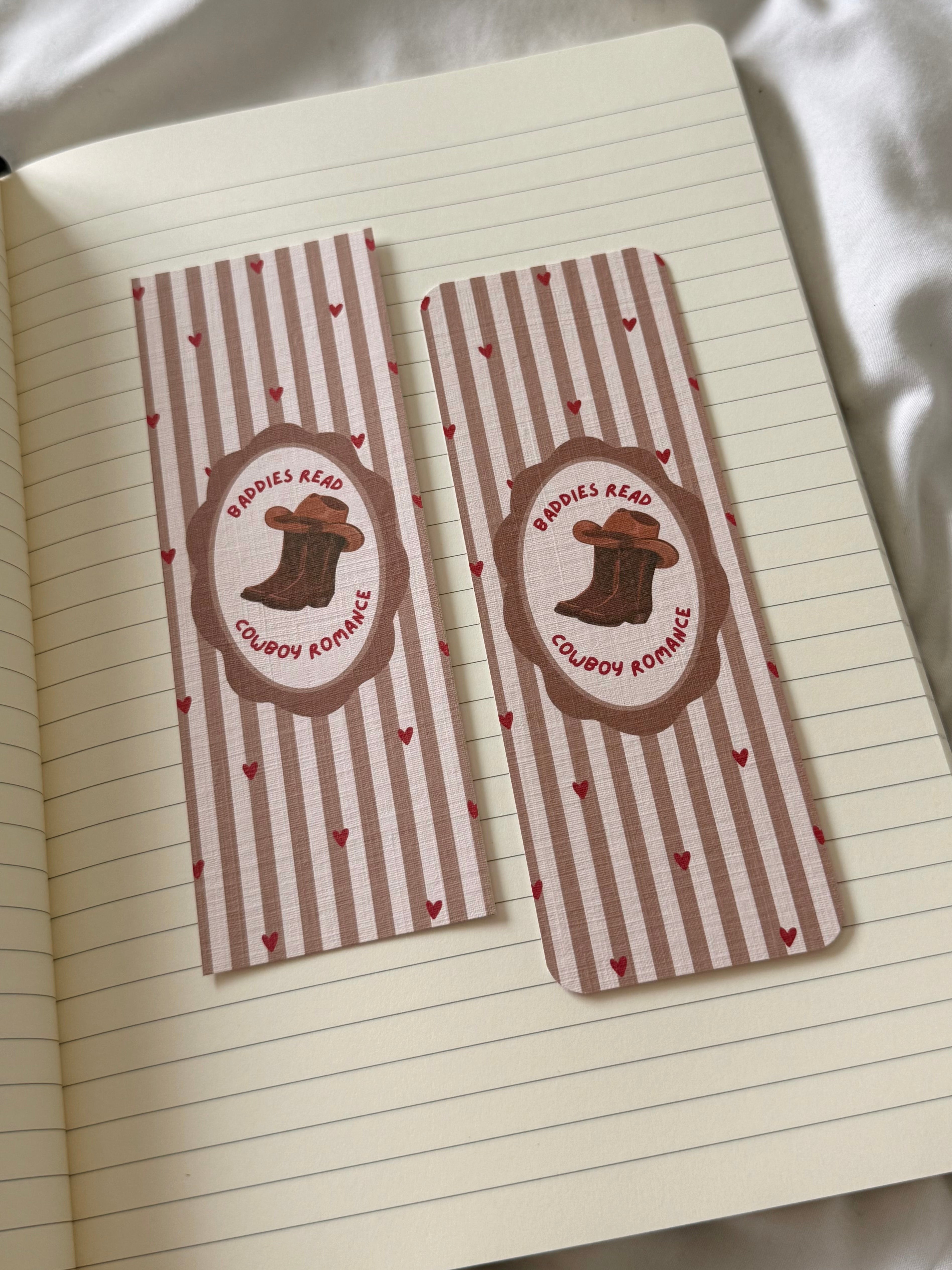 Baddies Read Cowboy Romance Bookmark