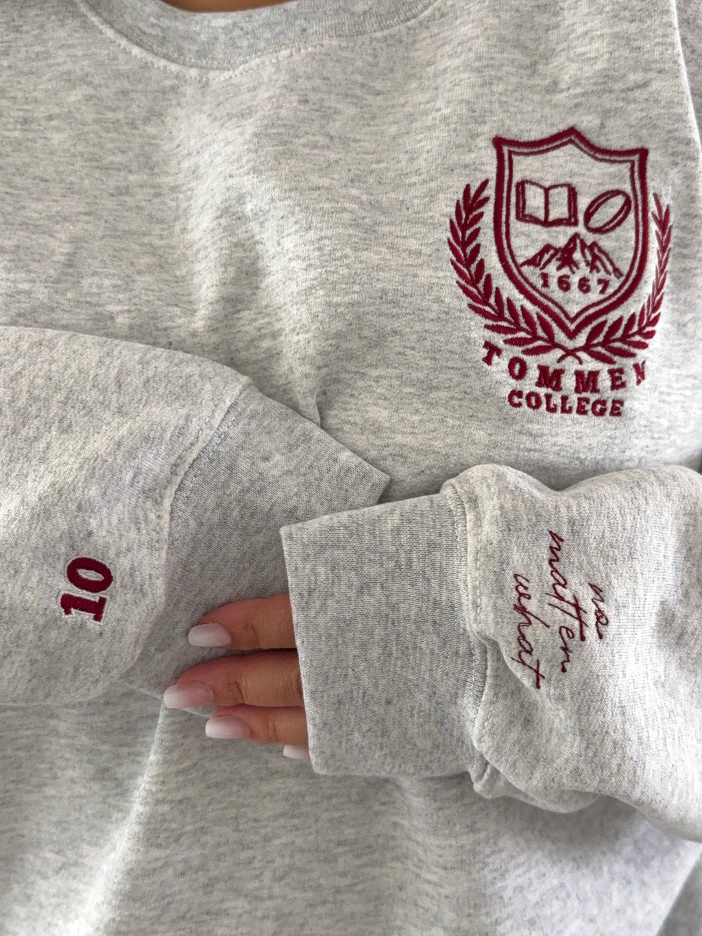 Tommen Embroidered Biggs Sweater