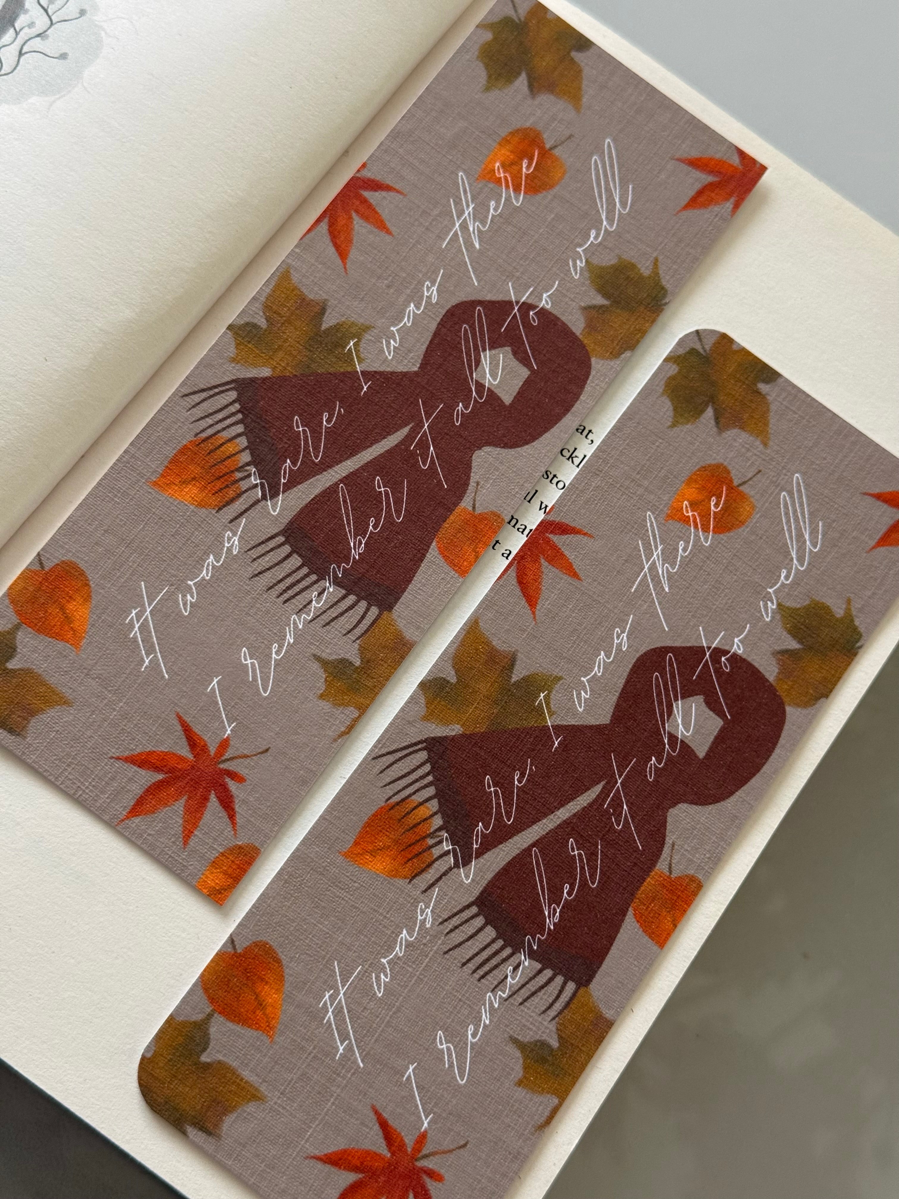 Red Scarf Bookmark