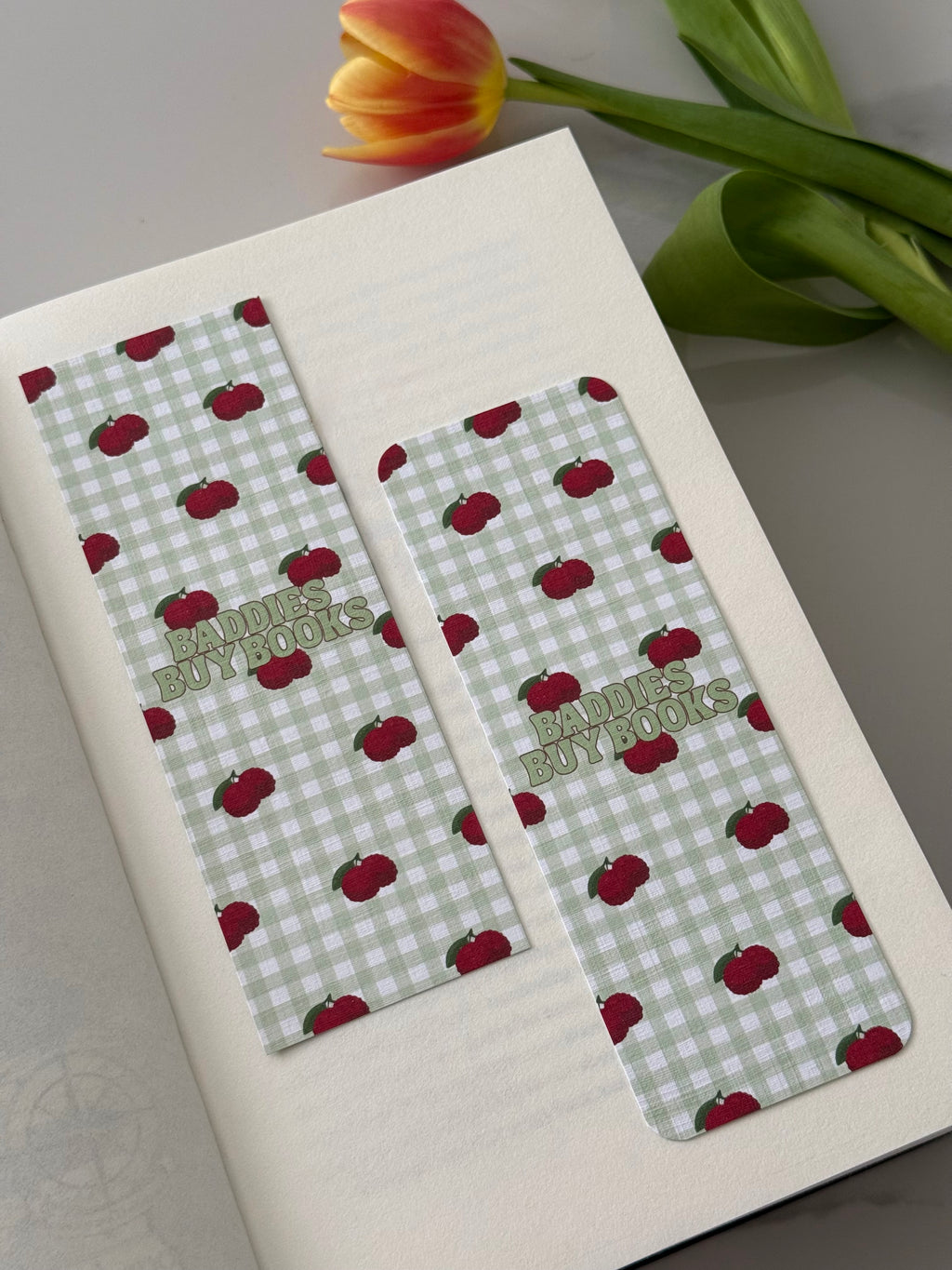 Baddies Buy Books Lychees Bookmark