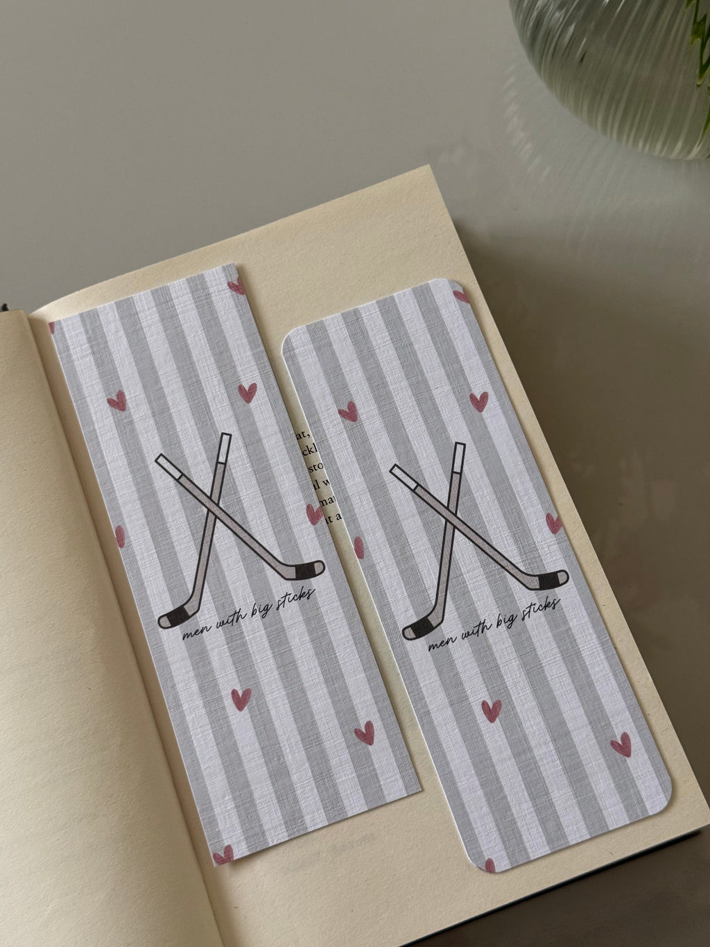 Hockey Romance Bookmark