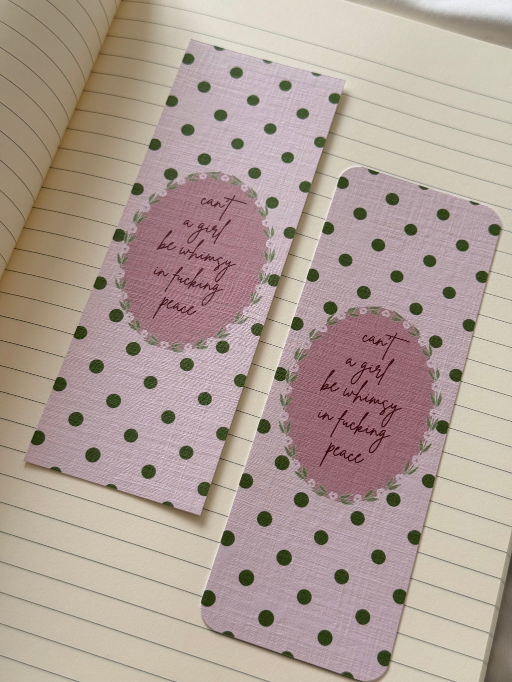 Whimsy In Peace Bookmark
