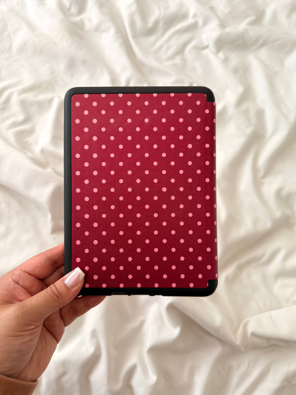 Bordeaux & Blush Kindle Case