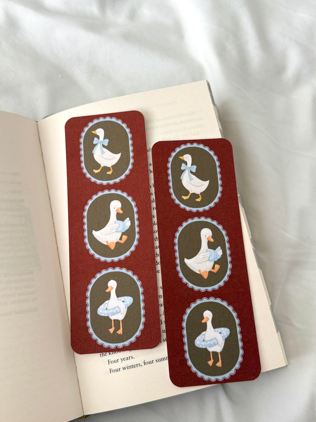 Silly Summer Goose Bookmark