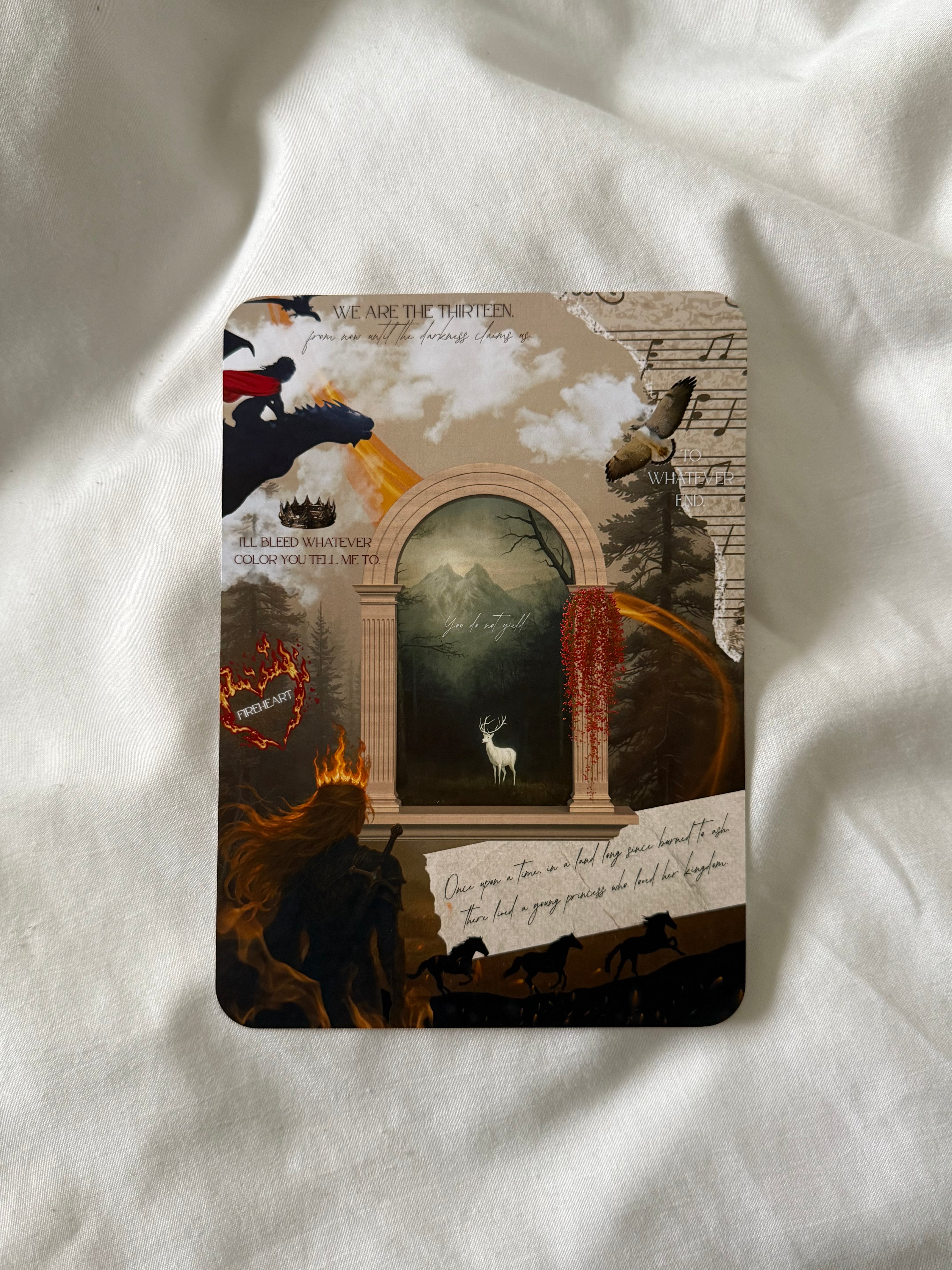 Throne of Glass inspired Insert