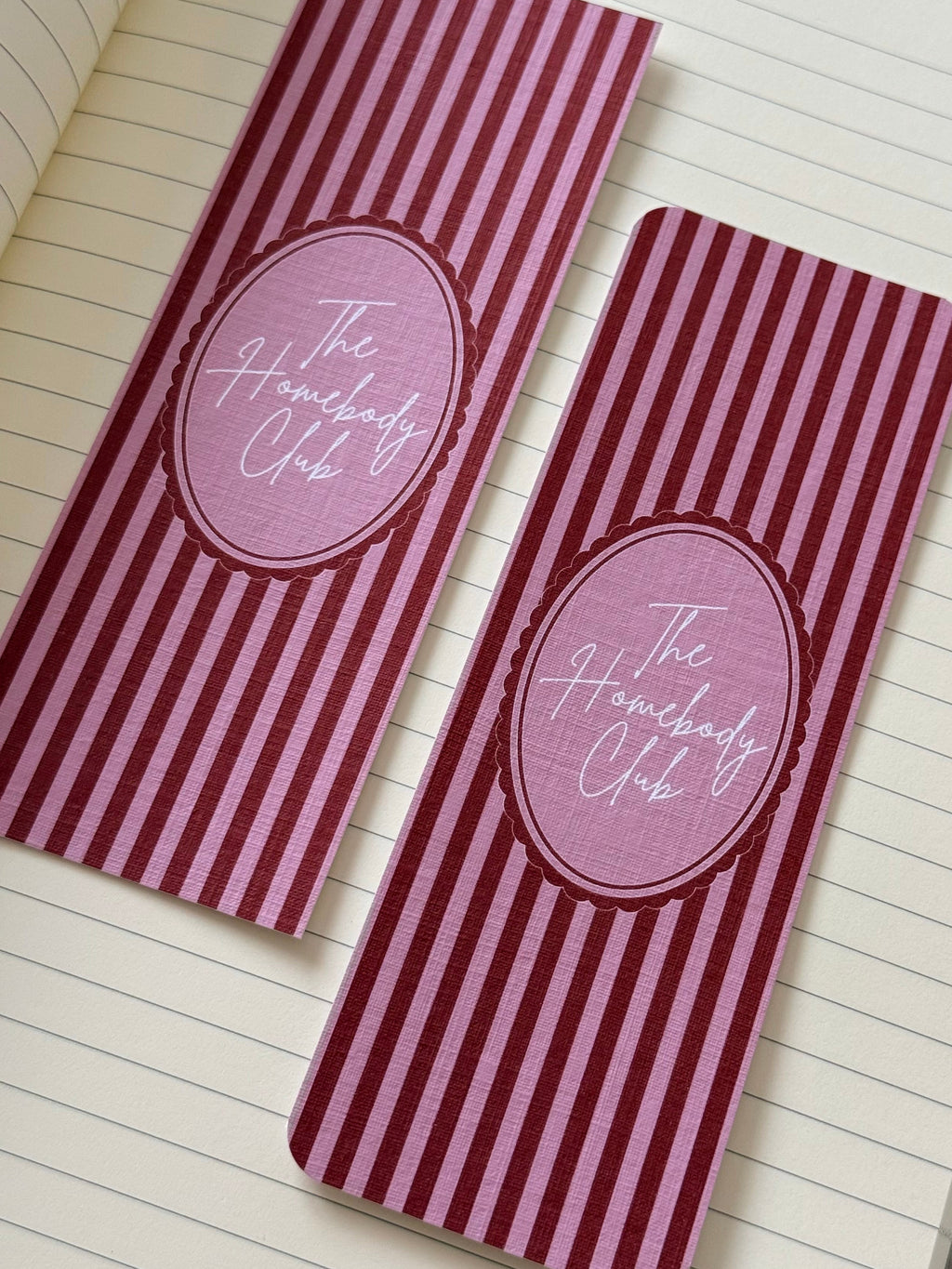 The Homebody Club Bookmark