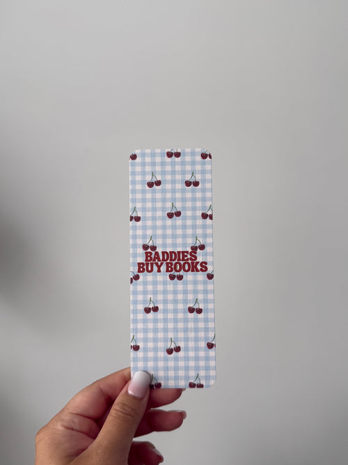 Baddies Buy Books Cherries Bookmarks