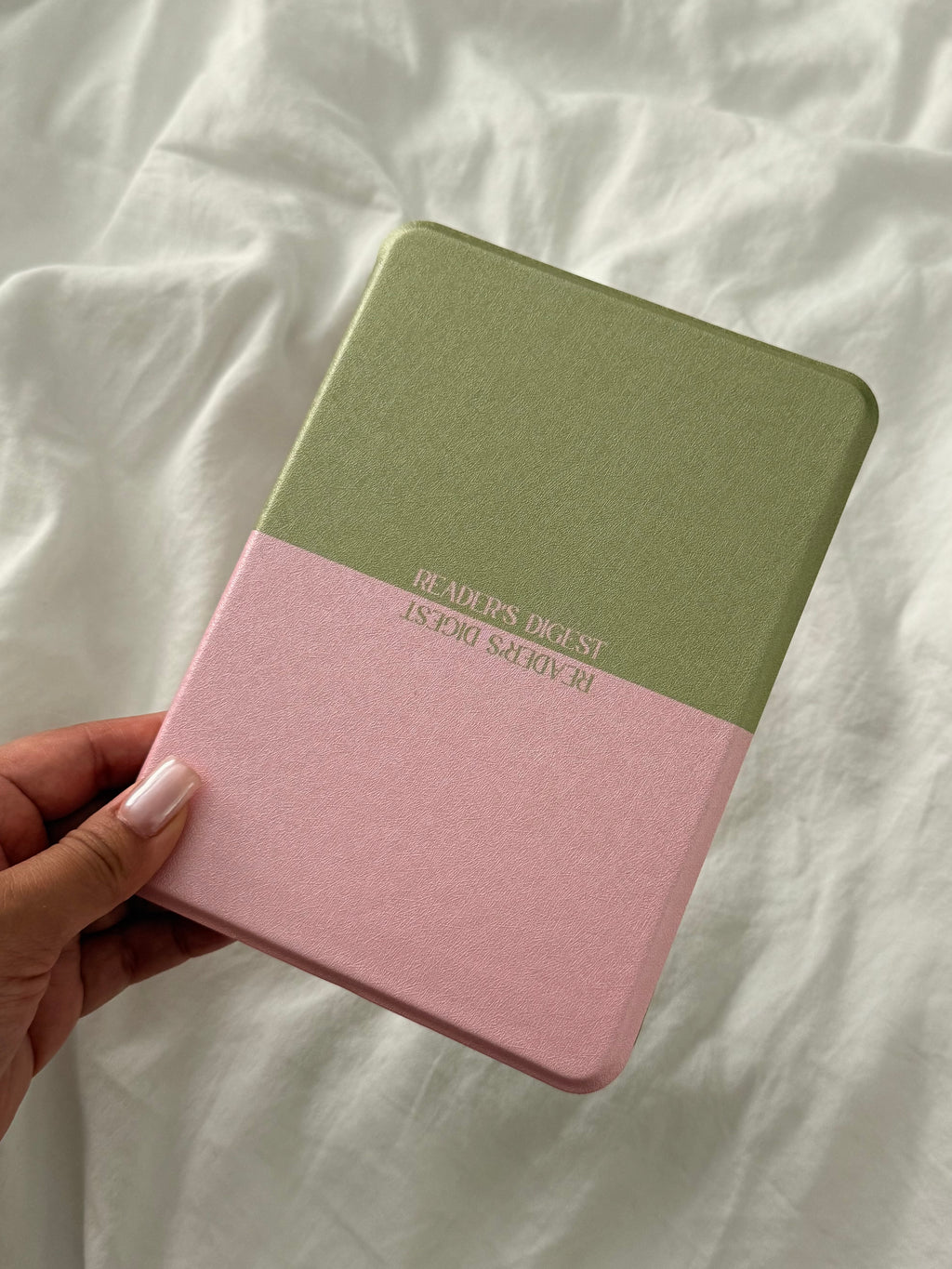 Strawberry Matcha “Reader’s Digest” Kindle Case